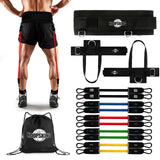 HoopsKing Vertical Jump Trainer Resistance Bands | Waist to Heels