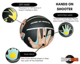 Hands on Shooter Basketball w- Hand Placement