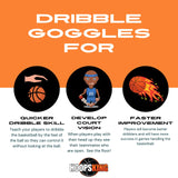 HoopsKing Basketball Dribble Goggles | Blinders Specs | Soccer