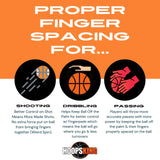 Hot Shot Basketball Finger Spacing Training Aid