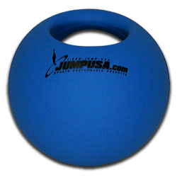 Med Bell Medicine Ball with Handle Single Grip 10 lb