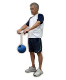 Soft Kettlebell Med Bell Medicine Ball with Handle Single Grip 35 lb